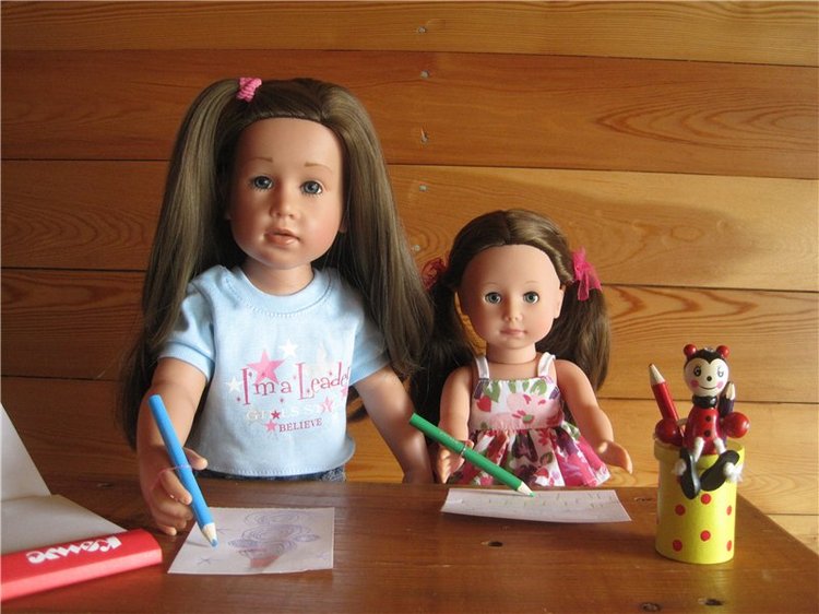 Сестрёнки. Куклы Готц Алиса и Оленька