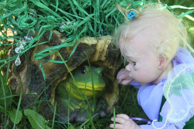 Офелька-стрекоза, куклёныш реборн Элины Кудрявцевой