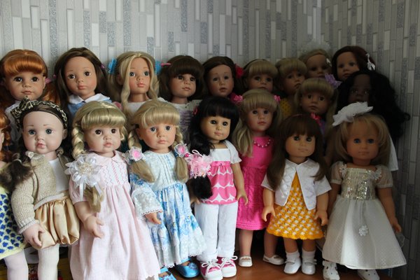 Моя коллекция. Куклы Gotz