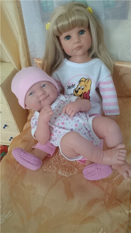 В нашем кукольном семействе пополнение