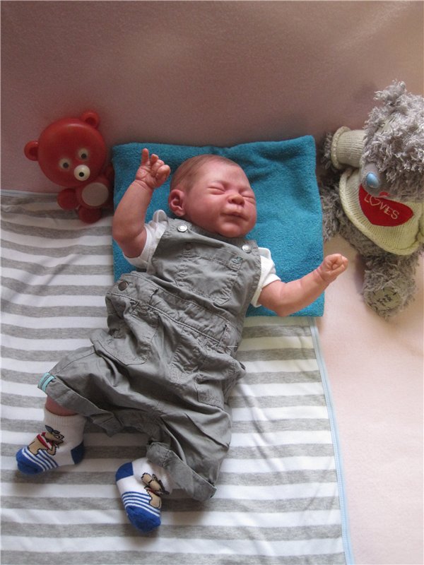 Колыбельная для малыша.Кукла реборн Тимурчик Ольги Астаповской (фото 5)