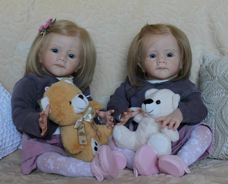 Мои сестрички Аня и Яна! Куклы реборн Шепелевой Людмилы