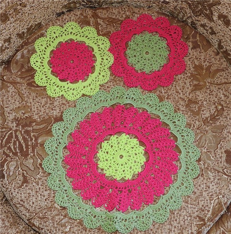 Коллекция вязаных салфеток или как же я люблю вязать. Часть 2 (фото 2)