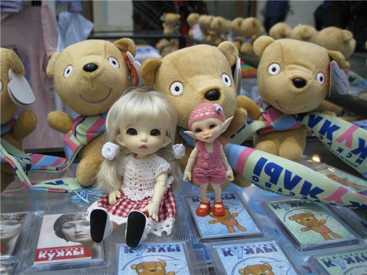 Как Элис и Муся посетили выставку кукол в Гостином дворе (фото 4)