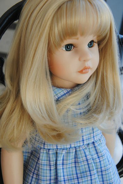 Мой мечтательный ангелочек. Жизель II 2005г от Gotz & Steiff (фото 5)