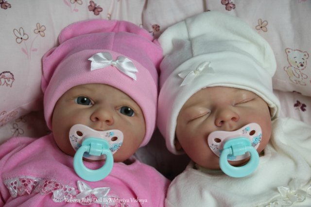 Близняшечки Ноа... Куколки реборн Виктории Вишни