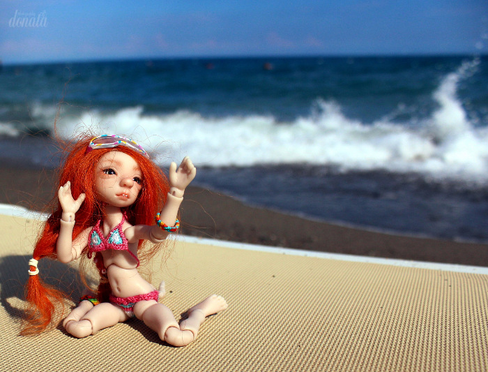 Как Фиби в отпуск съездила. Авторская бжд-мышка Лидии Снуль