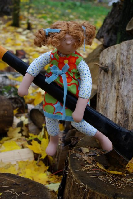 Может быть Janni, а может быть...Коричка? Игровая кукла от Zwergnaze (фото 7)