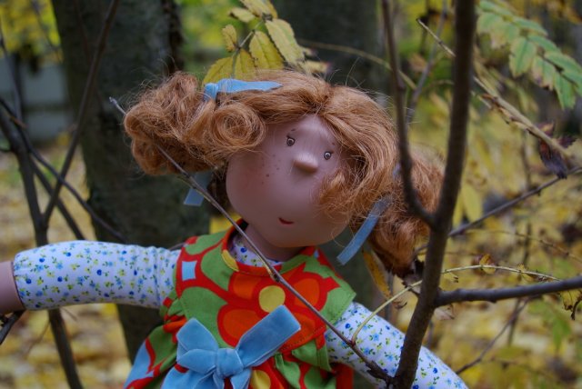 Может быть Janni, а может быть...Коричка? Игровая кукла от Zwergnaze