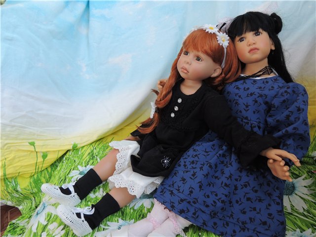 Мечты о лете)) Летняя фотосессия в зимний день и моя кареглазая модель. кукла Элизы Глазгольд (фото 2)