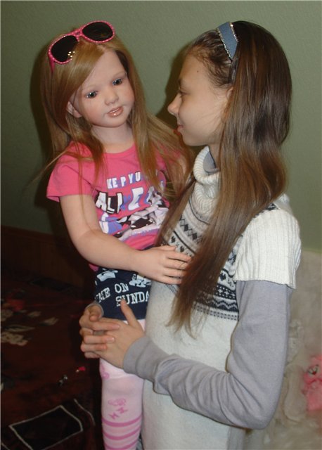 Мечтательница Ника. Кукла реборн Елены Ядриной