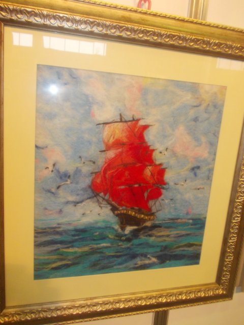 АРТ Красноярск 23-27 октября 2014. Теплые Картины из шерсти