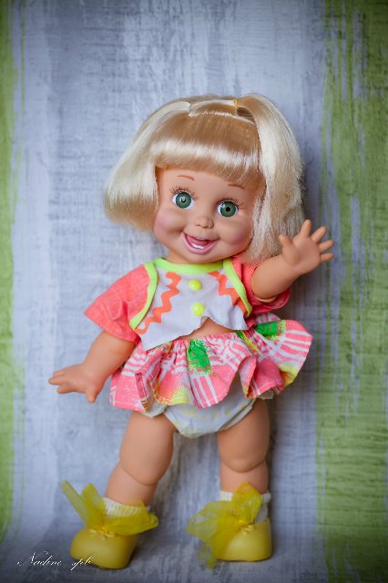 Лучик. So Happy Mia by Galoob baby face