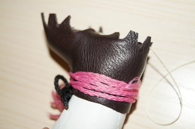 Делаем кожаную обувь для кукол