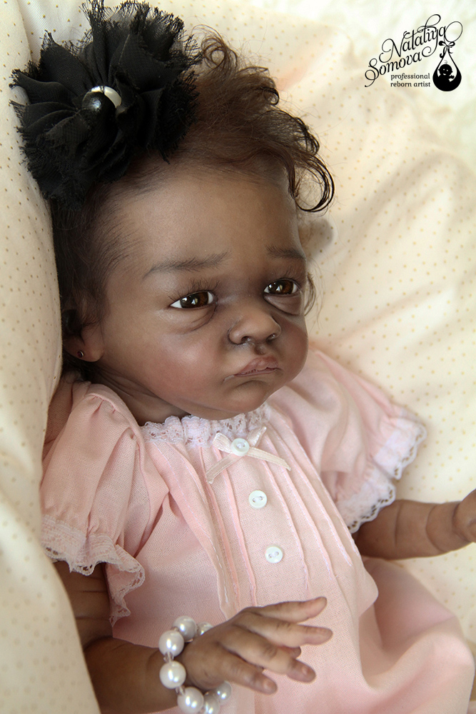 Эвелина. Шоколадка реборн Наталии Сомовой (фото 7)