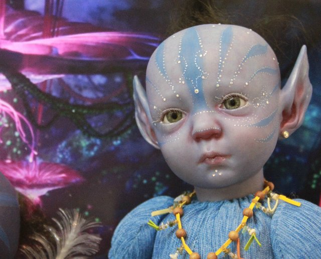 Пахтона(Алиса) аватарёнок, кукла реборн Элины Кудрявцевой