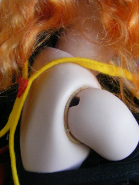 Фарфоровая кукла Zinnia автора Jan MClean, коллекция Flower Heart Collection