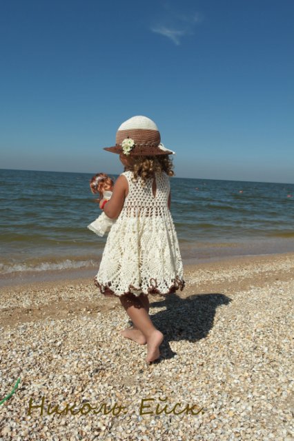 Кукла и ее девочка Николь... Азовское море (фото 6)