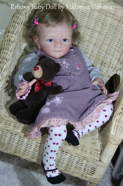 Настенька из сказки Морозко! Куколка реборн Виктории Вишни