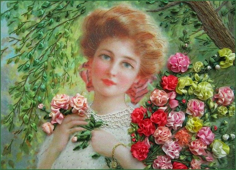 Я шила платье цвета розового пепла