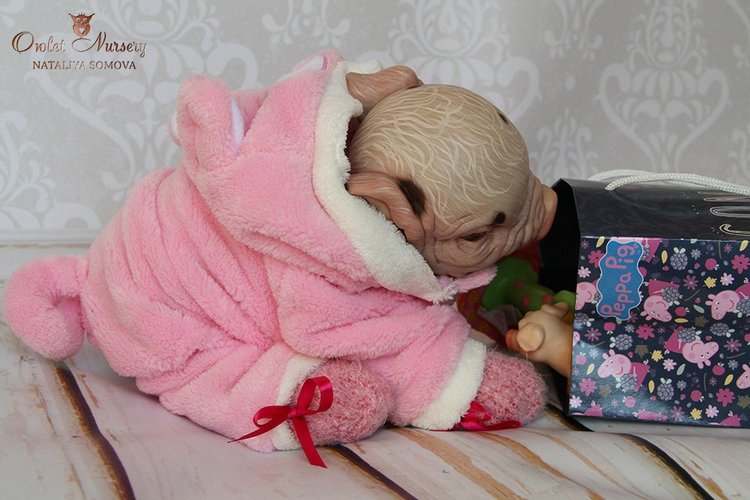 Свинка Пеппа и её младший братик Джордж. Поросята реборн Наталии Сомовой