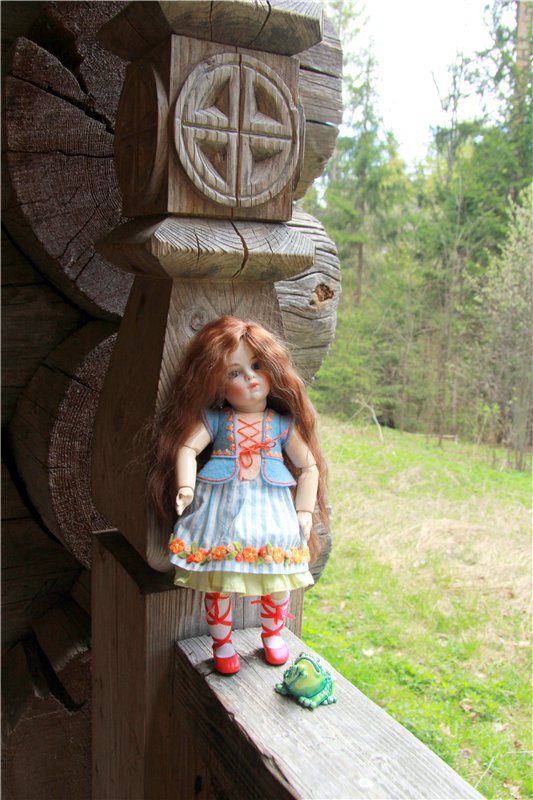 Сказочное Василёво. Реплика антикварной куклы Bébé BRU JNE от автора Branka Schärli