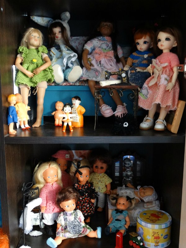 Где всё это умещается? Или моё кукольное царство