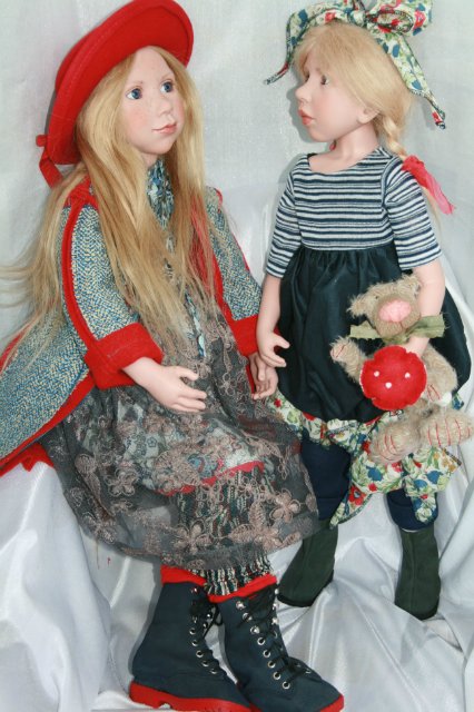 Коллекционные куклы Цвергназе из коллекции 2010 года - Олив и Марошка