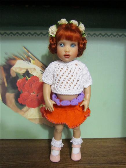 Рыже-оранжевое настроение. Одежда для куколок Helen Kish (фото 10)