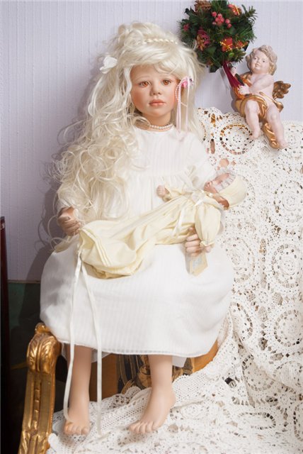 Ангел прилетел. Кукла от Кристин Оранж (фото 9)