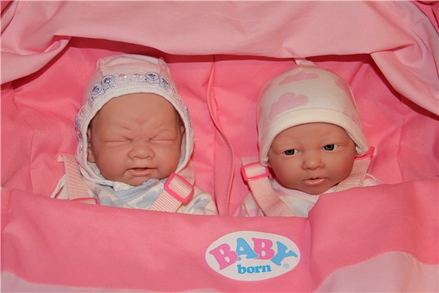 Мои Милочка и Элечка — Куклы Berenguer (Беренджер): пупсы La Newborn (фото 5)