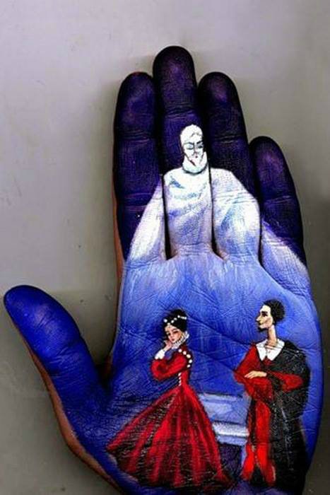 Рисунки на ладони. Авторские работы Светланы Колосовой (фото 4)