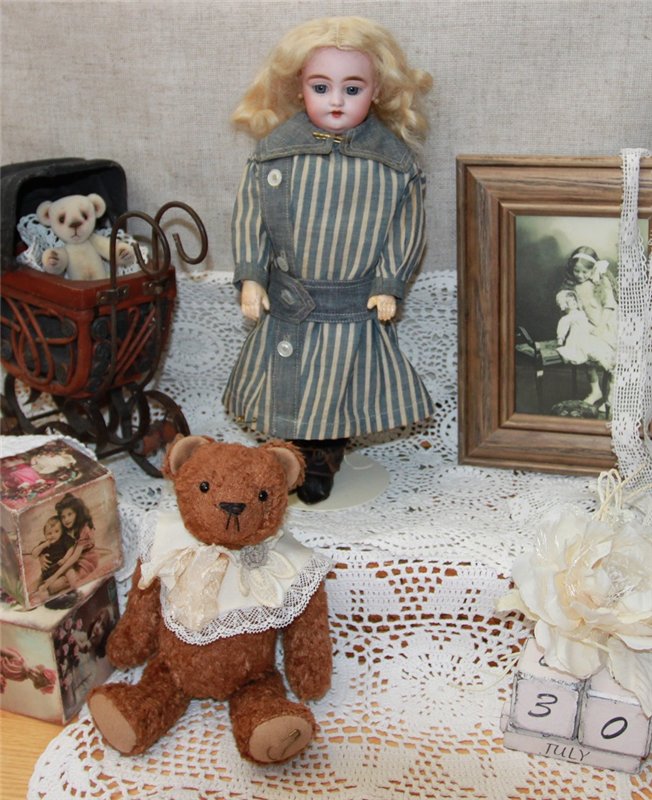 Два образа Симоны. Антикварная кукла Simon & Halbig молд 1039 DEP (фото 3)