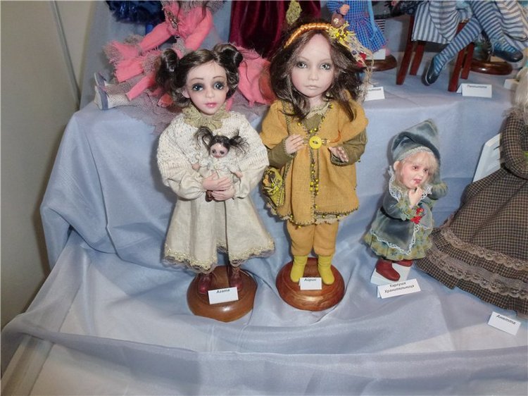 Авторские куклы Елены Коноваловой. Полимерная глина