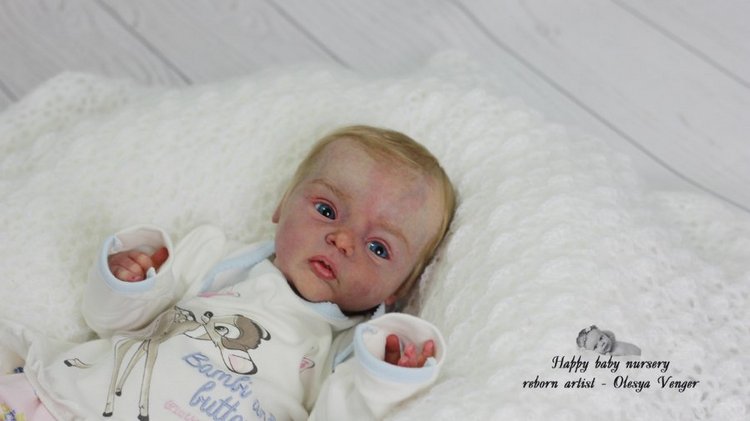 Моя милая златовласка Ева. Кукла реборн Олеси Венгер