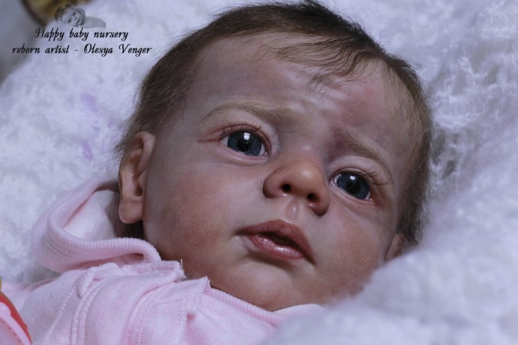 Моё предновогоднее чудо, моя Карлотта. Кукла реборн Олеси Венгер