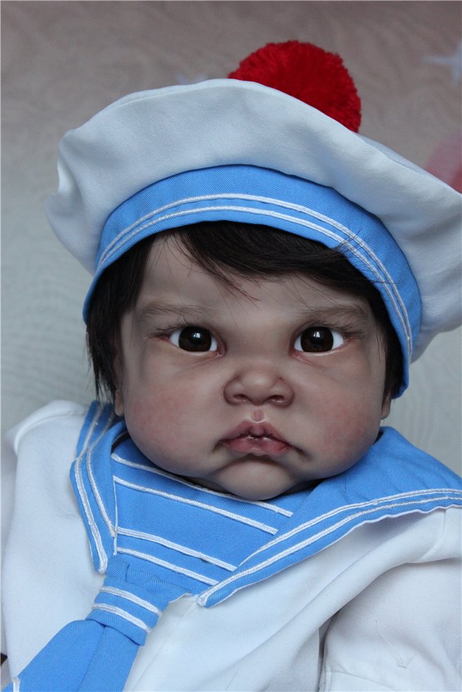 Малыш - Матросик Баир. Кукла реборн Светланы Преображенской (фото 2)