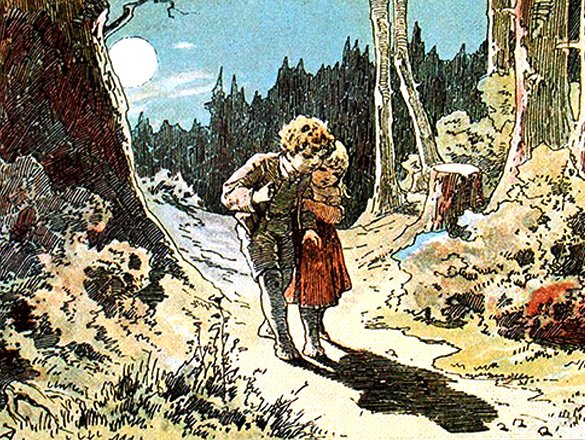 Путешествие в сказку братьев Гримм Гензель и Гретель. Великолепие творчества Zofia & Henry Zawieruszynski (фото 3)