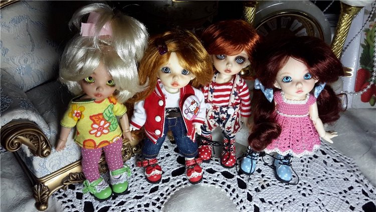 Обновки у малышек☺ — Одежда и обувь для кукол BJD (БЖД): 1/3