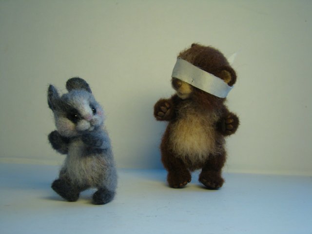 Жмурки. Валяние из шерсти