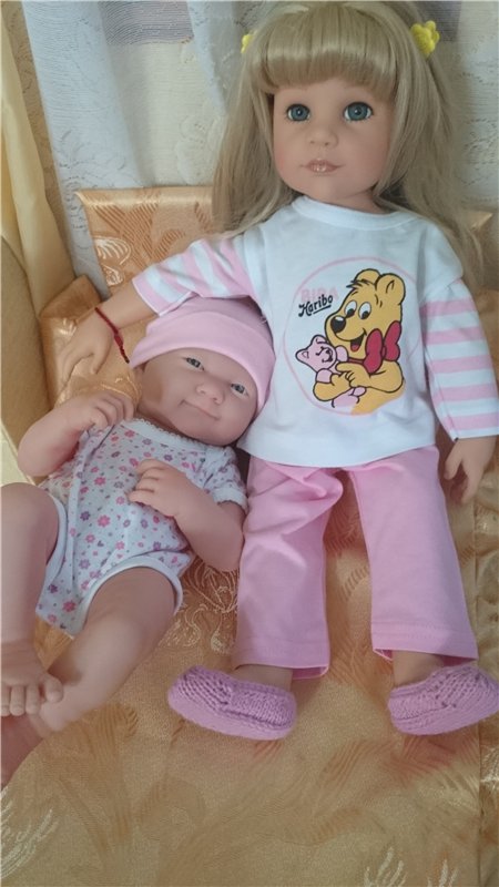 В нашем кукольном семействе пополнение