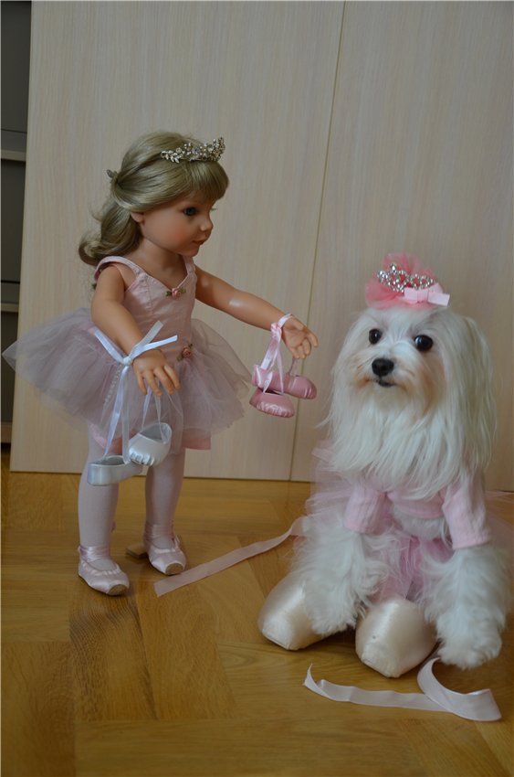 Балерина Хлоя или наше участие в конкурсе "Кукла и питомец"