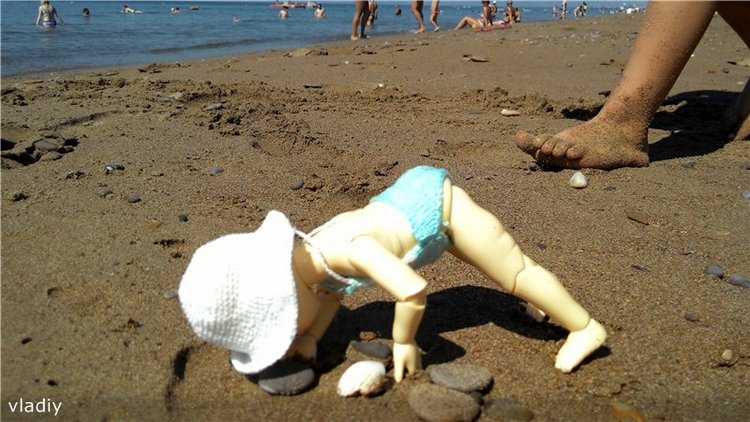 Как Даша первый раз на море побывала (фото 10)