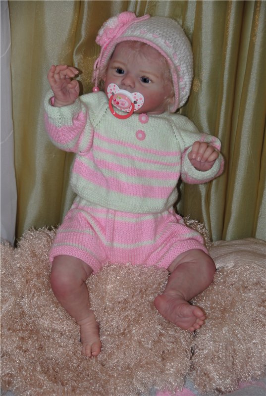 Белокурый котенок реборн Владочка