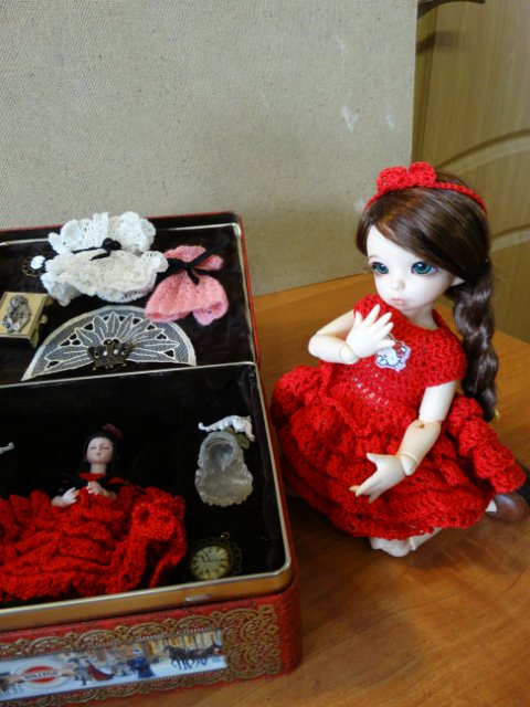 Моя Дюймовочка — Антикварные куклы Mignonette (Миньонетта): карманные (фото 8)