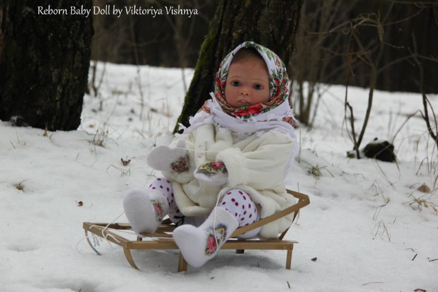 Настенька из сказки Морозко! Куколка реборн Виктории Вишни