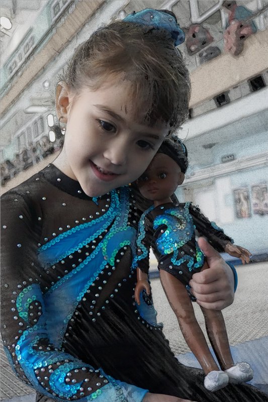 Кукла и ее девочка... Все выше и выше и выше (фото 9)