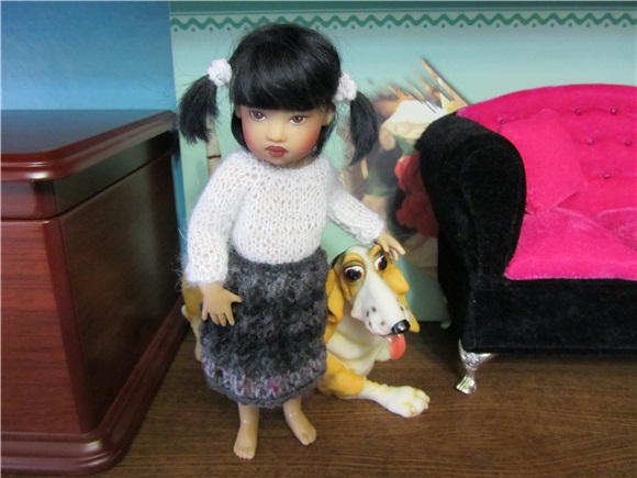 Ричалл,крошка Ри, коллекционная кукла от Helen Kish