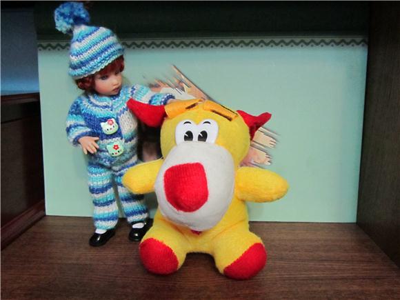 Рабочие будни, но скучать не приходится. Куклы Helen Kish (фото 3)