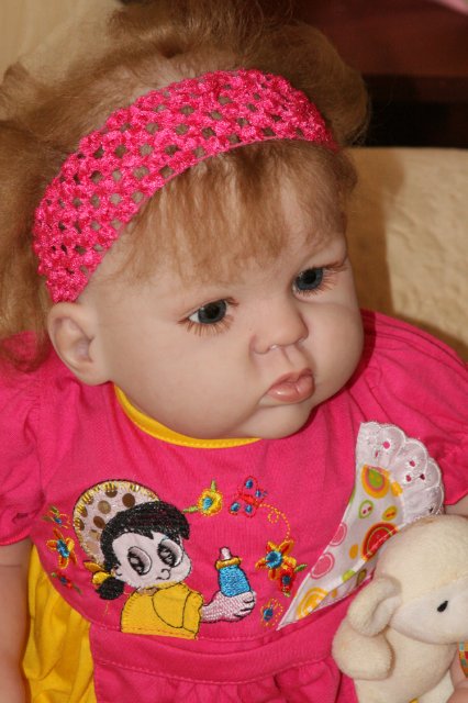 Пончик Люся - моя кукла реборн (фото 5)